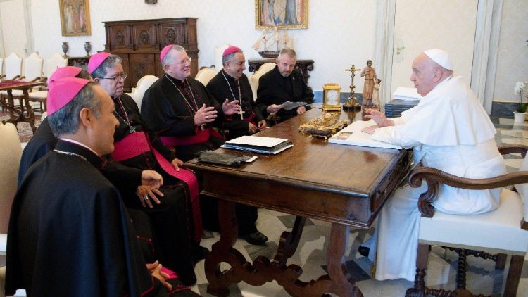 El Papa recibió en audiencia a la nueva presidencia del CELAM