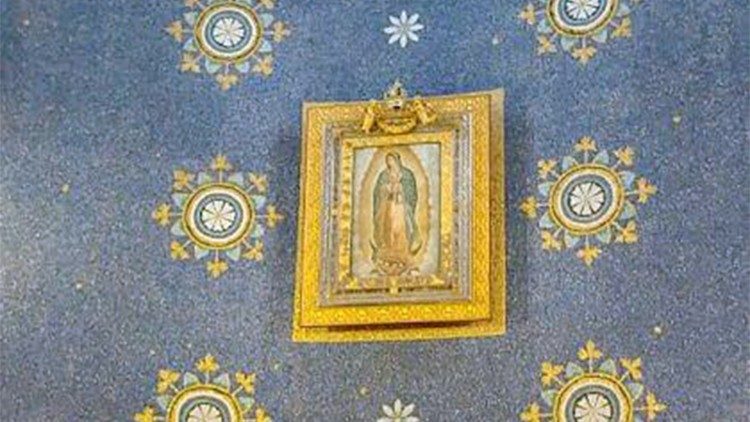 «La Guadalupana en Italia»: La Morenita de la iglesia Nacional de Roma